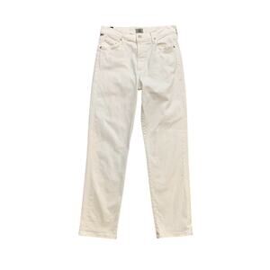 Citizens Of Humanity Jeans Women 27 White Cara High Rise Cigarette Ankle Stretch